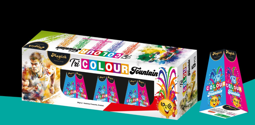 TRICOLOUR FOUNTAIN (5Pcs)