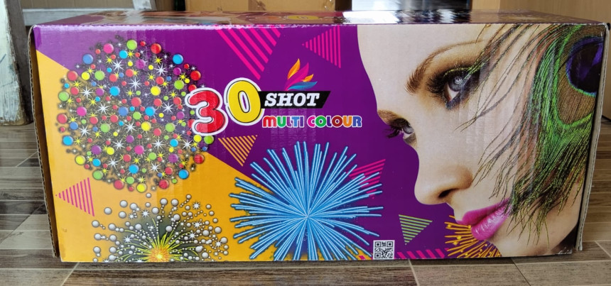 30 SHOT MULTI COLOUR SHOT